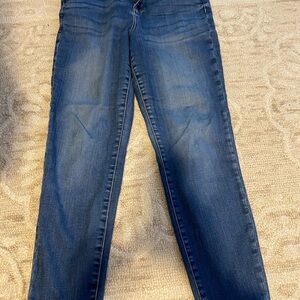 American Eagle Outfitters Dark Blue Straight Leg Jeans